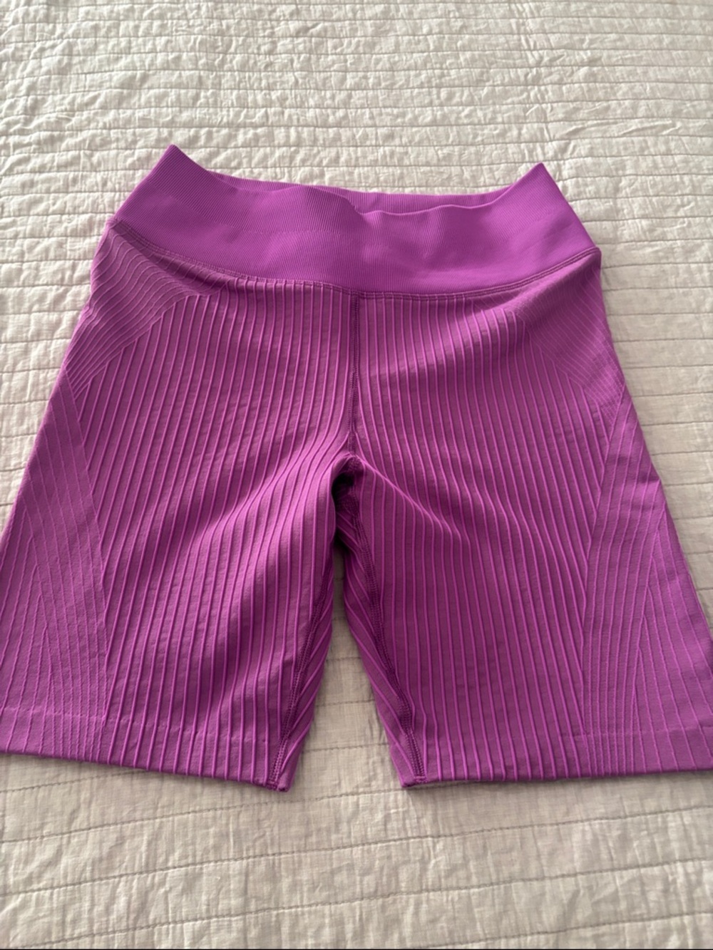 lululemon athletica Ribbed High-Rise Bike Shorts - Purple